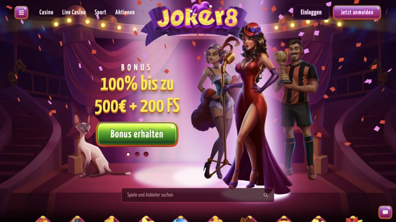 Joker8 Homepage
